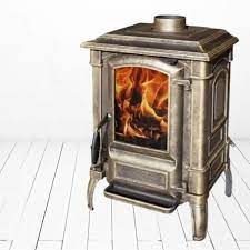 Печь-камин чугунный FireWay Bruno патина медь Амазонка бай фото в Витебске