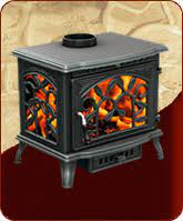 Печь-камин чугунный FireWay Demetra в интерьере Амазонка бай фото в Витебске