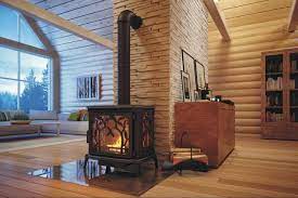 Печь-камин чугунный FireWay Demetra в интерьере Амазонка бай фото в Витебске