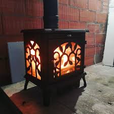 Печь-камин чугунный FireWay Demetra в интерьере Амазонка бай фото в Витебске