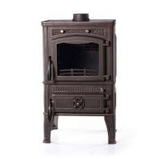 Печь-камин FireWay Dacha патина бронза Амазонка бай фото в Витебске