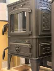 Печь-камин FireWay Dacha патина бронза в интерьере Амазонка бай фото в Витебске