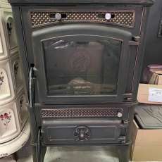 Печь-камин FireWay Dacha патина бронза в интерьере Амазонка бай фото в Витебске