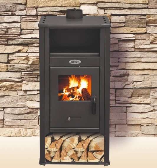 Печь-камин Blist Ambasador LM стальная дверца Амазонка бай фото в Витебске