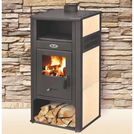 Печь-камин Blist Ambasador LM стальная дверца Амазонка бай фото в Витебске