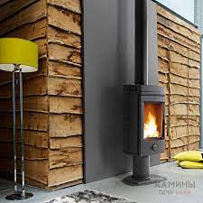 Печь-камин чугунный Invicta Mesnil в интерьере Амазонка бай фото в Витебске