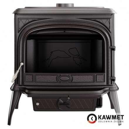 Купить Печь-камин KAWMET Premium SPHINX S6 (13,9 kW) в интерьере чугунный в Витебске фото в Витебске