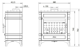 Печь-камин чугунный Invicta Siam в интерьере Амазонка бай фото в Витебске
