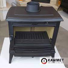 Купить Печь-камин KAWMET Premium PROMETEUS S11 (8,5 кВт) в интерьере чугунный в Витебске фото в Витебске