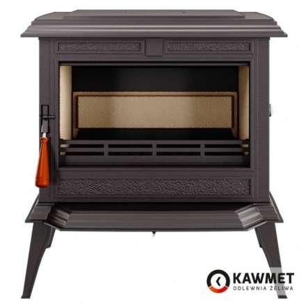 Купить Печь-камин KAWMET Premium ATHENA S12 (12,3 кВт) в интерьере чугунный в Витебске фото в Витебске