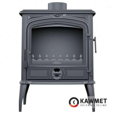 Купить Печь-камин KAWMET Premium SELENA S14 (6,5 кВт) в интерьере чугунный в Витебске фото в Витебске