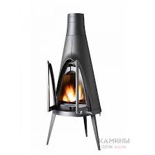 Печь-камин чугунный Invicta Pow-Wow в интерьере Амазонка бай фото в Витебске