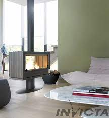 Купить Печь-камин Invicta Nelson в интерьере чугунная в Витебске в Витебске