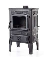 Печь-камин FireWay Dacha с варочной поверхностью чёрный Амазонка бай фото в Витебске