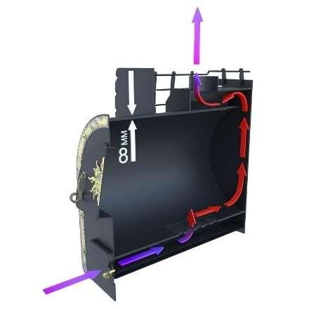 Отопительная печь Царь-печи Злата в Витебске