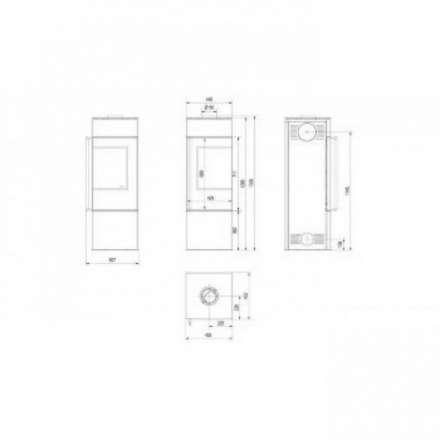 Купить Печь-камин Kratki THOR 8 в Витебске Амазонка бай фото в Витебске