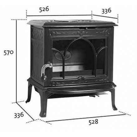 Чугунная печь камин Jotul F100 BP в Витебске