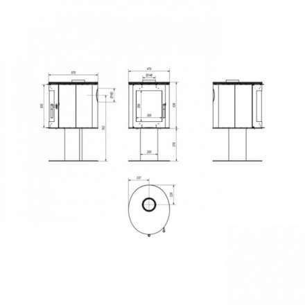 Купить Печь-камин Kratki Koza/Orbit в Витебске Амазонка бай фото в Витебске