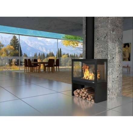 Купить Печь-камин KFD STO iM 14 в интерьере чугунная в Витебске в Витебске