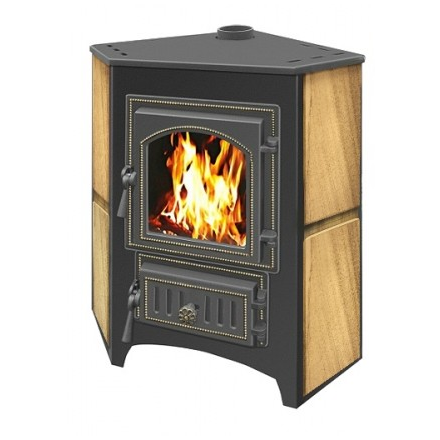 Печь-камин Везувий ПК-01 (220) угловой песчаник 9 кВт Амазонка бай фото в Витебске