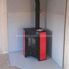 Купить Печь-камин Везувий ПК-01 (270) угловой красный 9 кВт в Витебске в Витебске