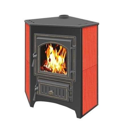Печь-камин Везувий ПК-01 (270) угловой красный 9 кВт купить в Витебске