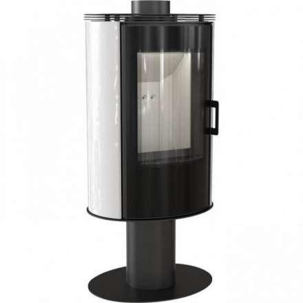 Печь-камин Kratki Koza/AB/S/NO/GLASS/Kafel/Bialy Амазонка бай фото в Витебске