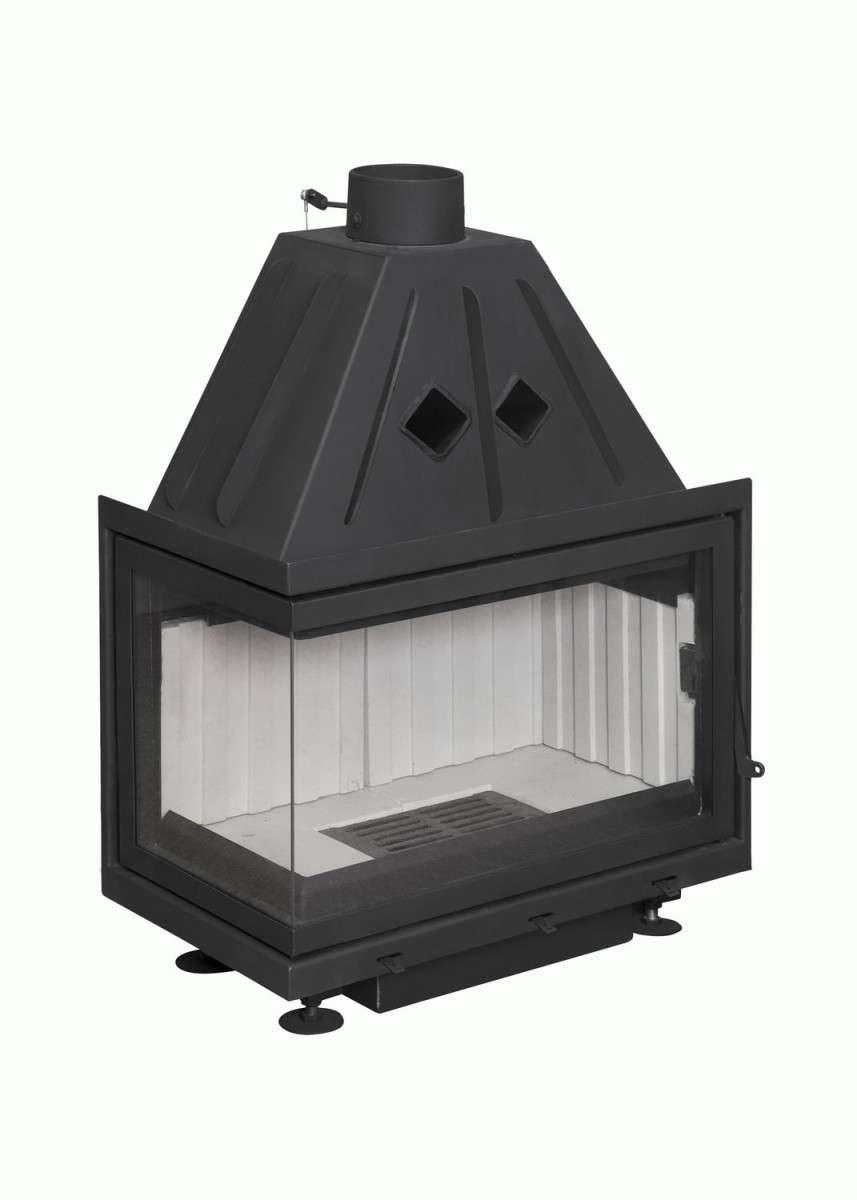 Каминная топка Экокамин Альфа 700 L два стекла левая купить в Витебске