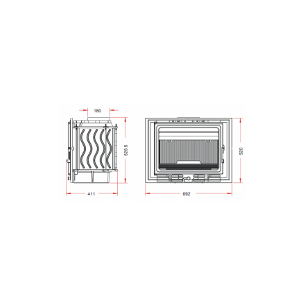 Каминная топка Invicta 700 ECO 14kW в Витебске