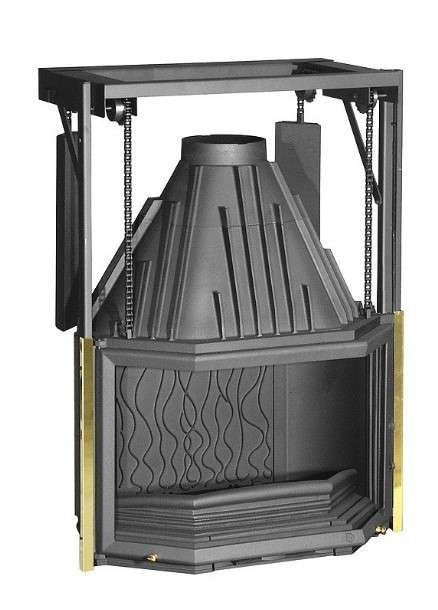 Каминная топка Invicta Prismatic 850 с подъёмом Амазонка бай фото Каминная топка Invicta Prismatic 850 с подъёмом купить в Витебске