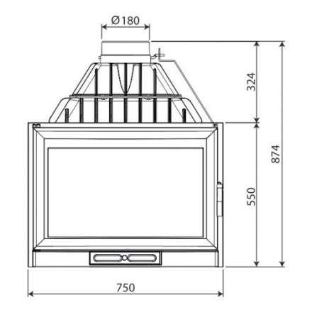 Каминная топка NORDflam Remus в Витебске