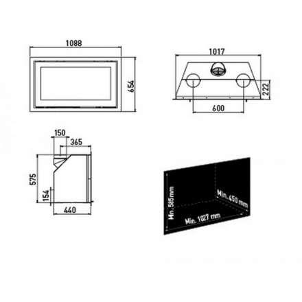 Каминная топка Lotus H570 W в Витебске