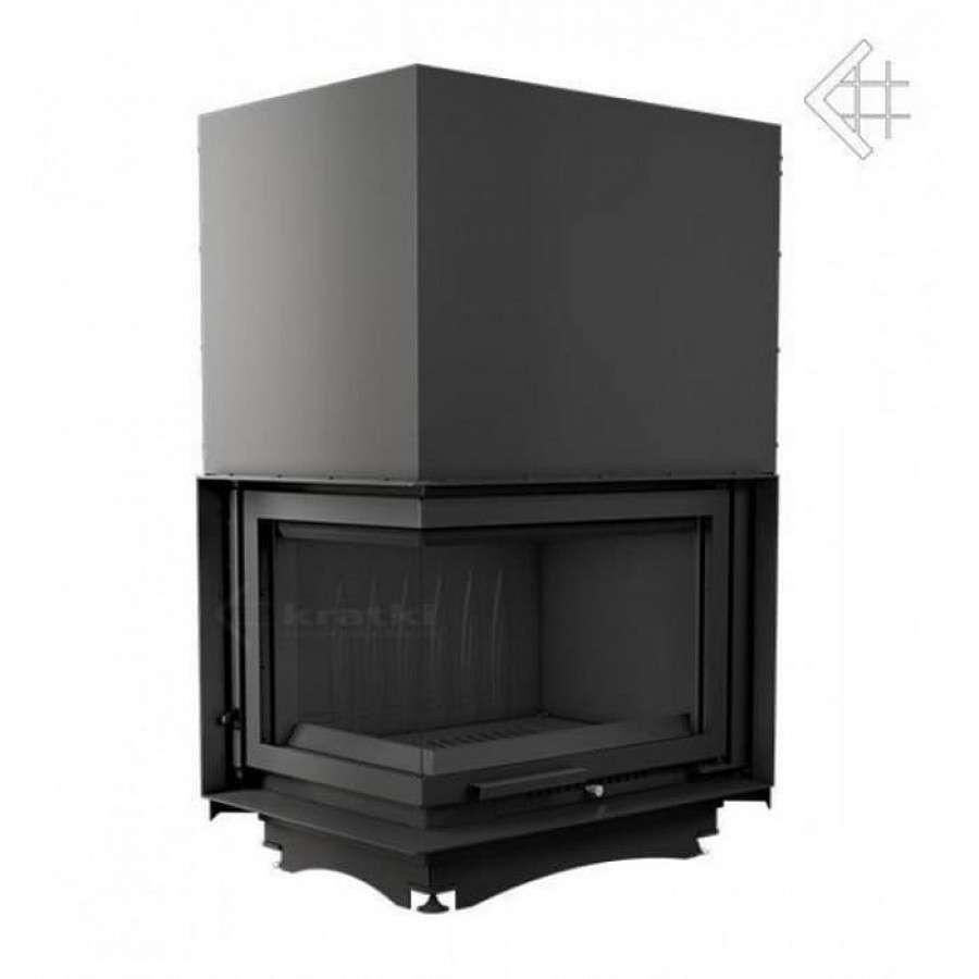 Каминная топка Kratki Zuzia/L/BS/G (угловое стекло слева, гильотина) Амазонка бай фото в Витебске