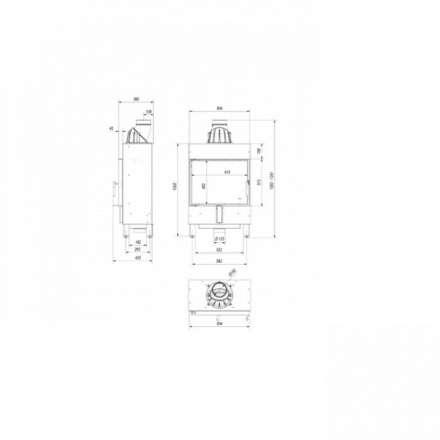 Каминная топка Kratki Lucy/12/Slim в Витебске