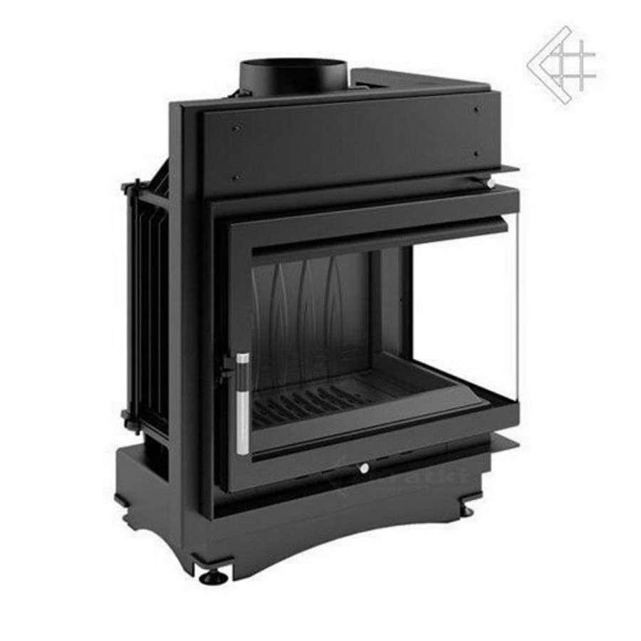 Каминная топка Kratki Maja/P/BS (угловое стекло справа) Амазонка бай фото в Витебске