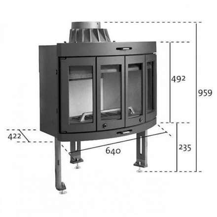 Каминная топка Jotul I400 Harmony в Витебске