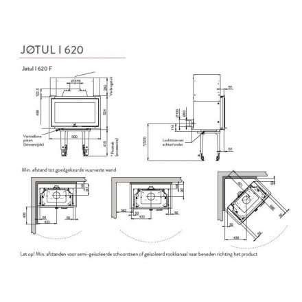 Каминная топка Jotul I 620 FR в Витебске
