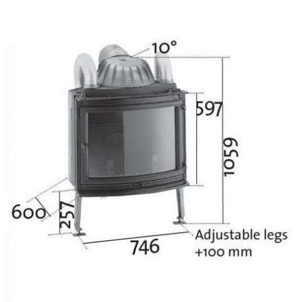 Каминная топка Jotul I 18 Panorama в Витебске