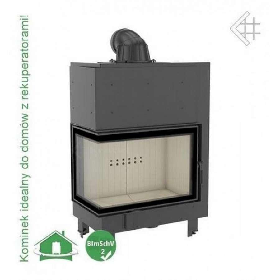 Каминная топка Kratki MBA/L/BS (угловое стекло слева) Амазонка бай фото в Витебске