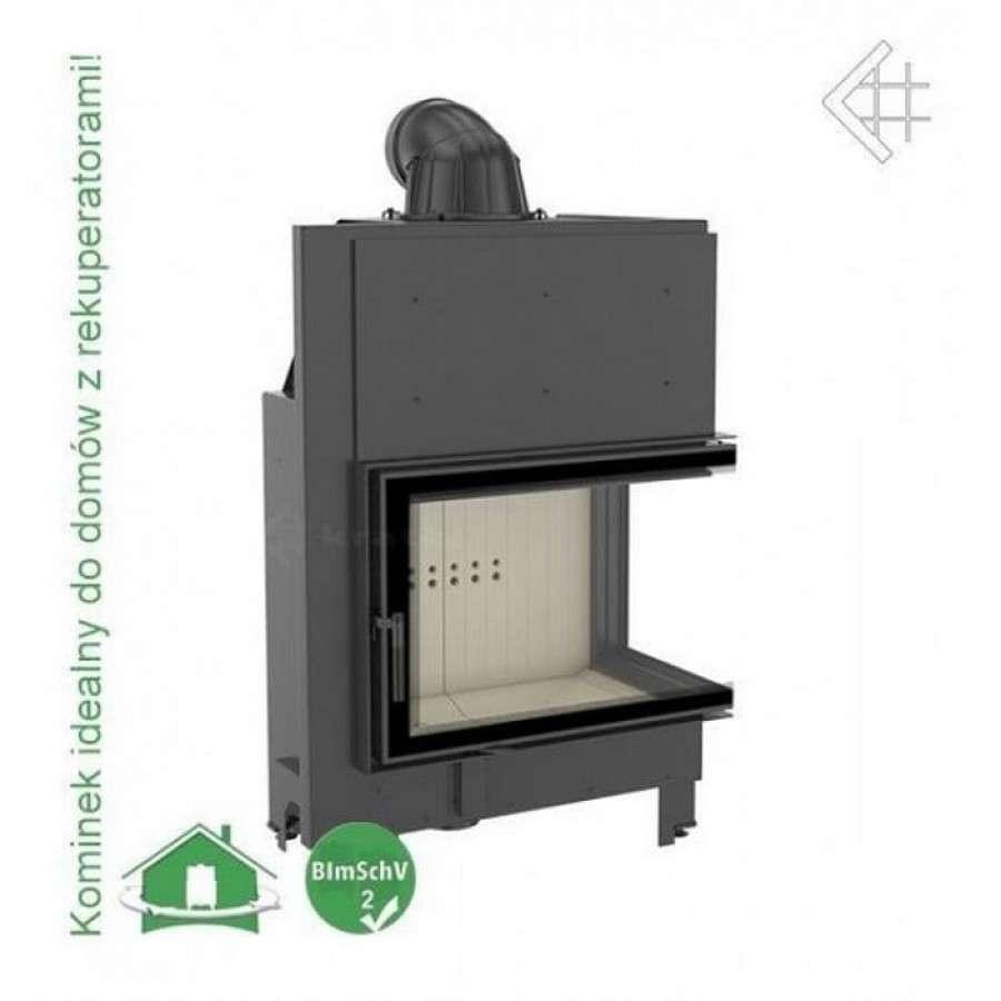 Каминная топка Kratki MBA/P/BS (угловое стекло справа) Амазонка бай фото в Витебске