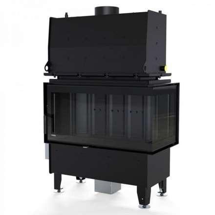 Каминная топка Defro Home RIVA ME BL SHORT угловая, с водяным контуром в Витебске