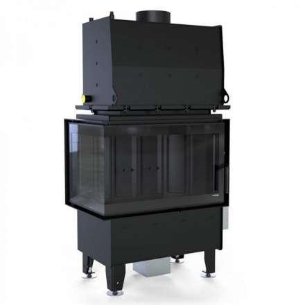 Каминная топка Defro Home RIVA SM BL SHORT угловая, с водяным контуром в Витебске