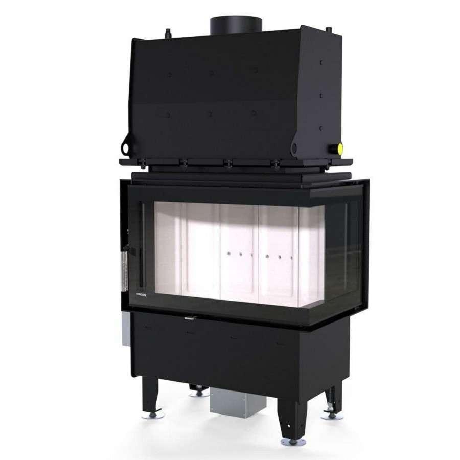 Каминная топка Defro Home RIVA SM BP SHORT угловая, с водяным контуром Амазонка бай фото в Витебске