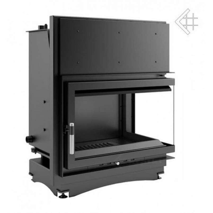 Каминная топка Kratki Oliwia/PW/BP/17/BS/W (угловое стекло справа, змеевик) Амазонка бай фото в Витебске