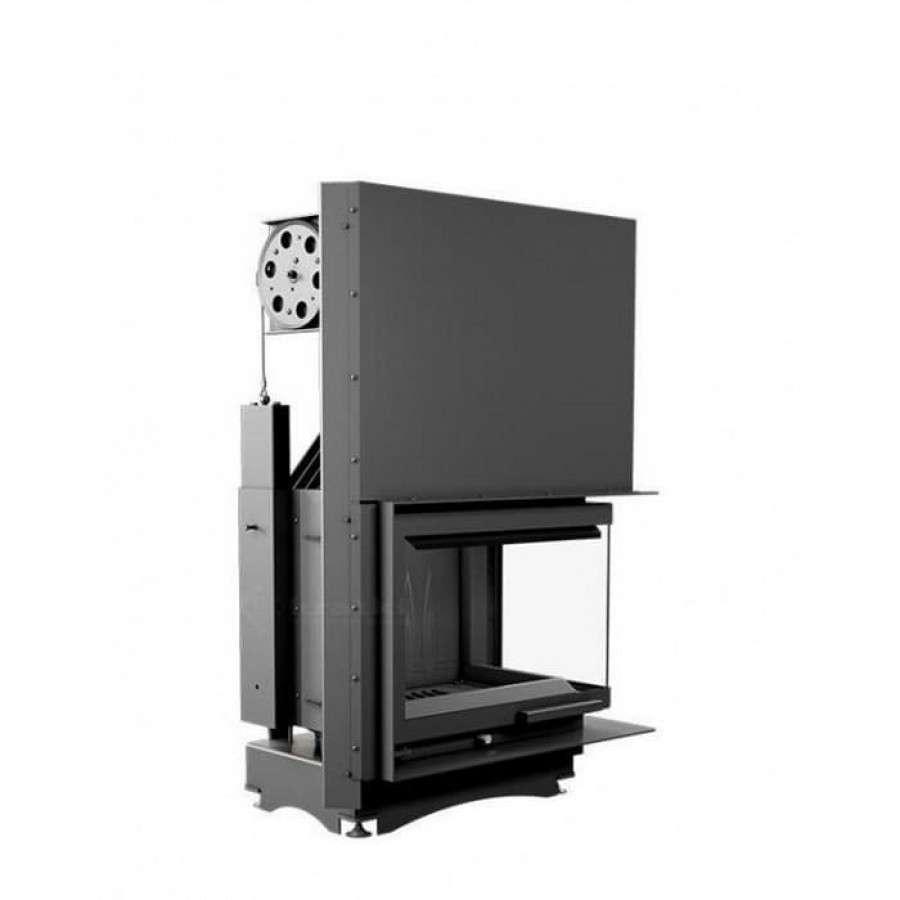 Каминная топка Kratki Maja/P/BS/G (угловое стекло справа,гильотина) Амазонка бай фото в Витебске