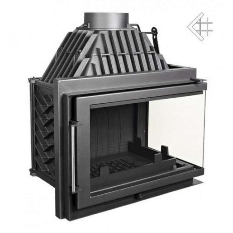 Каминная топка Kratki Zuzia/P/BS (угловое стекло справа) купить в Витебске