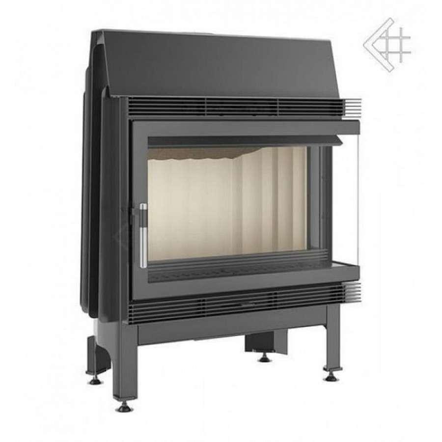 Каминная топка Kratki Blanka/670/570/P/BS (угловое стекло справа) Амазонка бай фото в Витебске