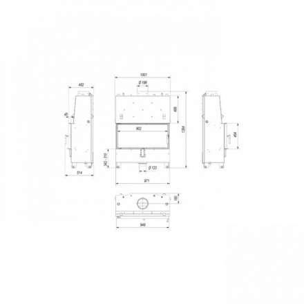Каминная топка Kratki Lucy/PW/20/W в Витебске