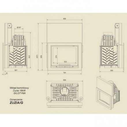Каминная топка Kratki Maja/G в Витебске