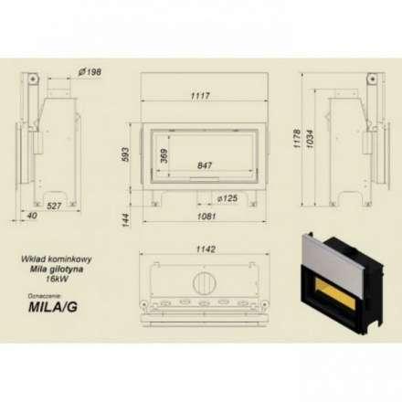 Каминная топка Kratki Mila/G в Витебске
